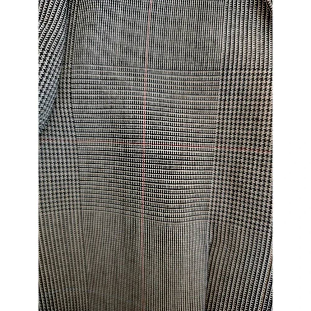 Vintage Burberrys Wool Suit SZ 46 Glen Plaid Windowpane USA Union Pleated Pants